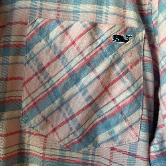 NWT Vineyard Vines Plaid Chilmark Relaxed Button-Down Shirt - size 16 - Picture 6 of 9